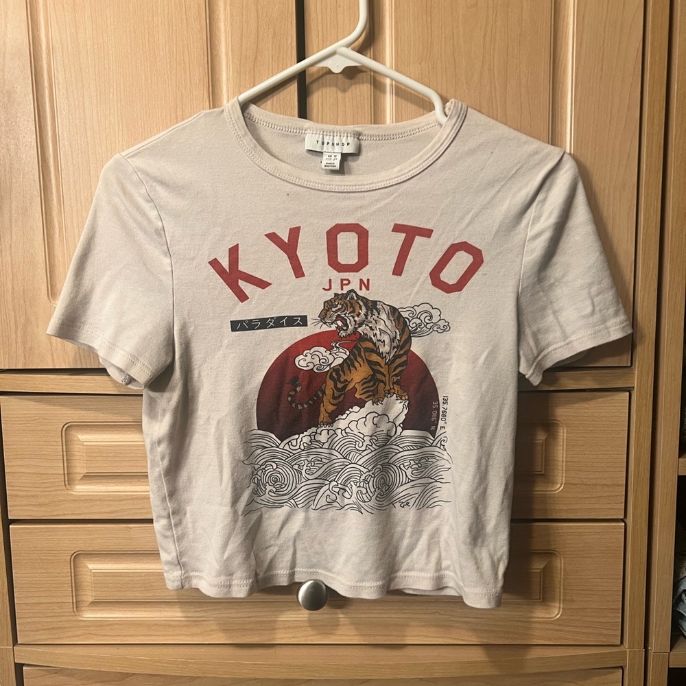 TopShop cropped tee